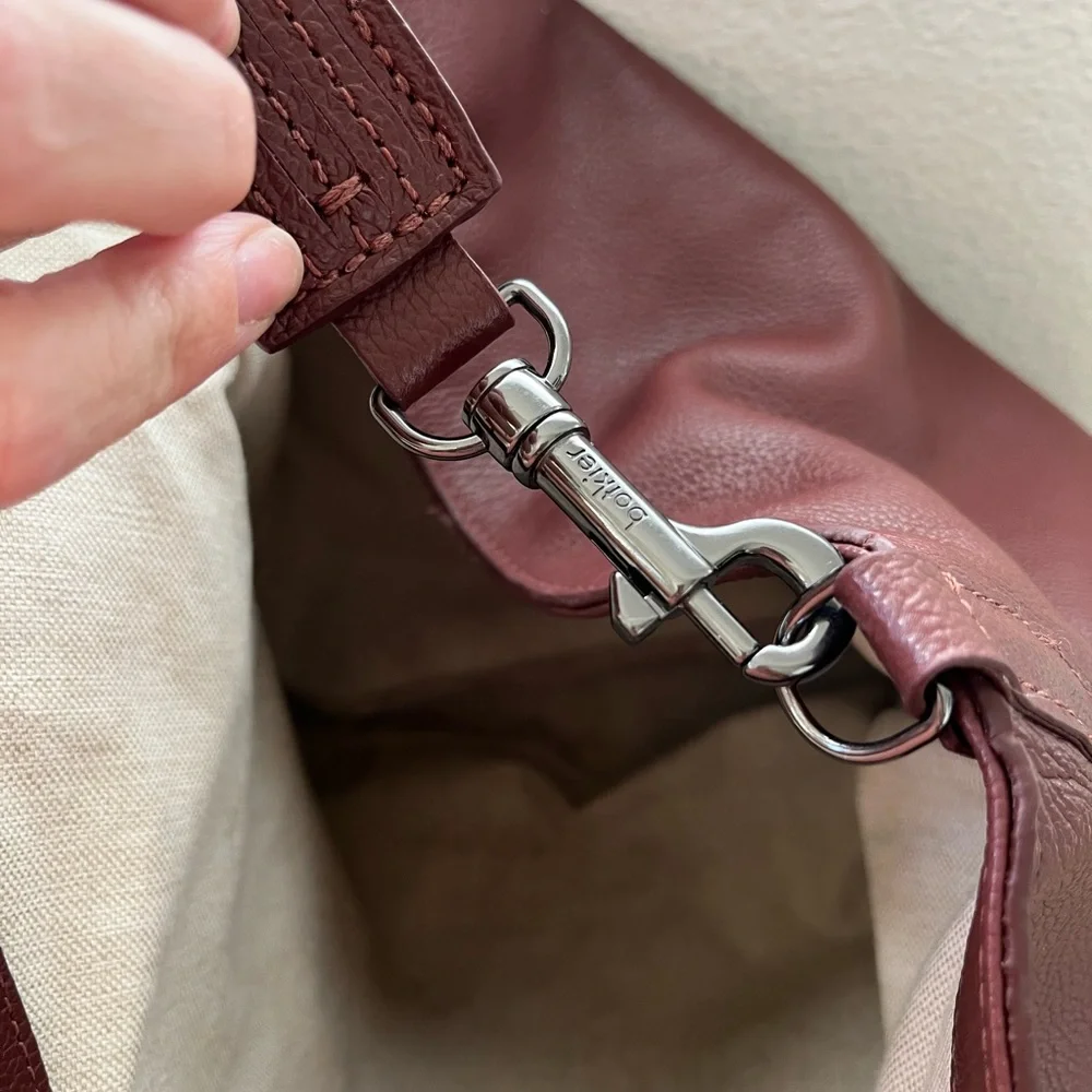 BOTKIER Large Chelsea Leather Hobo Bag